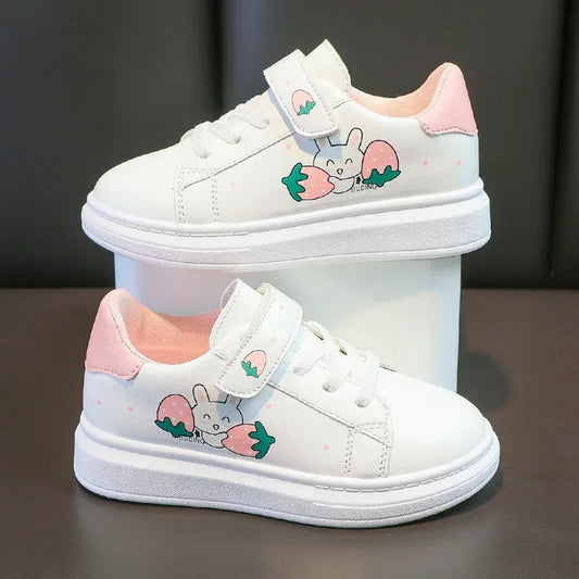 2026 Girl shoe spring Autumn Boy White Shoe Casual Running kid Shoe Anti Slip Soft Sole Sneaker kid tenis Hot selling item