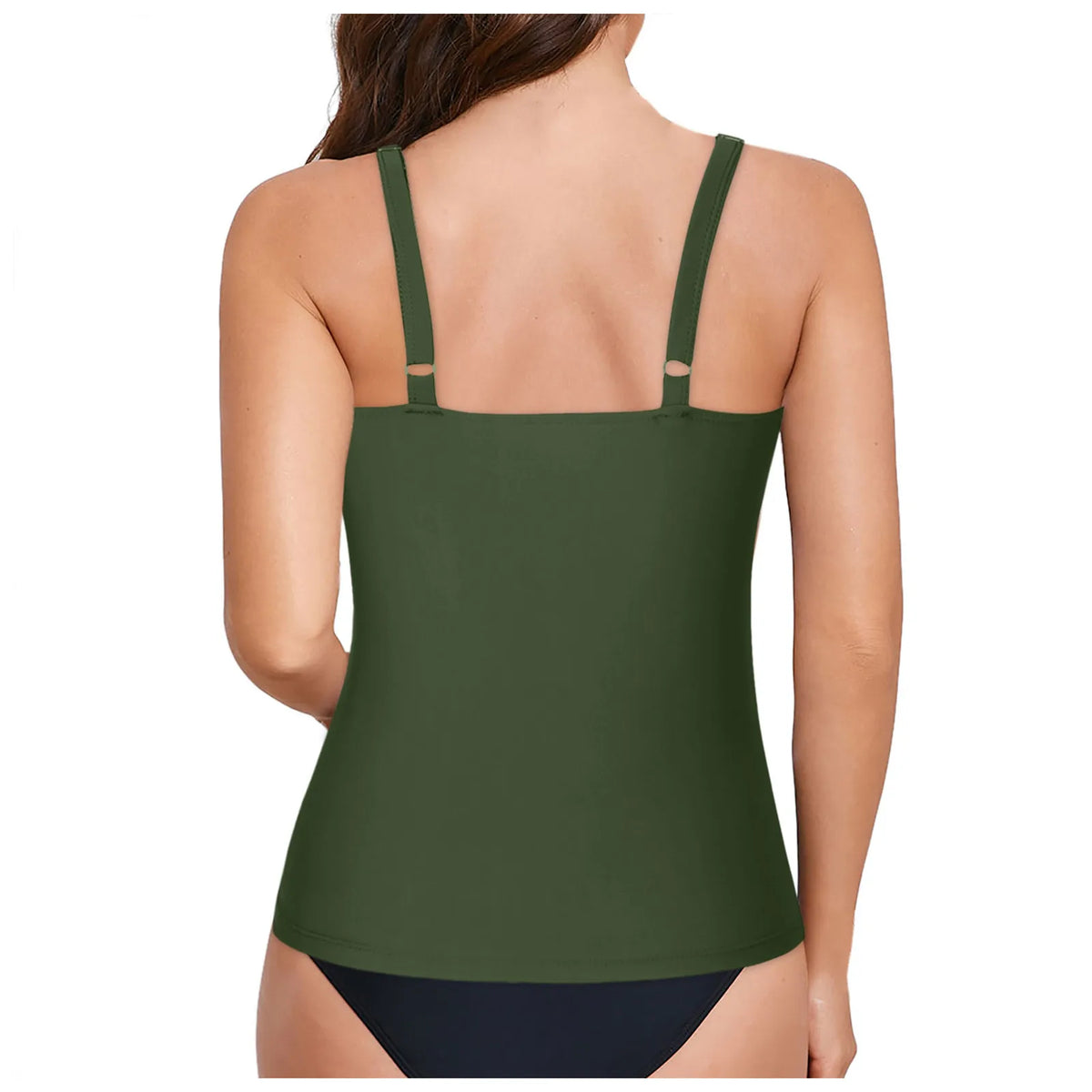 Women Tankini Swimwear Tops Full Coverage Swimsuit Floral Leopard Print Swim Vest Bathing Suit Swimming Suit Summer Beach Wear