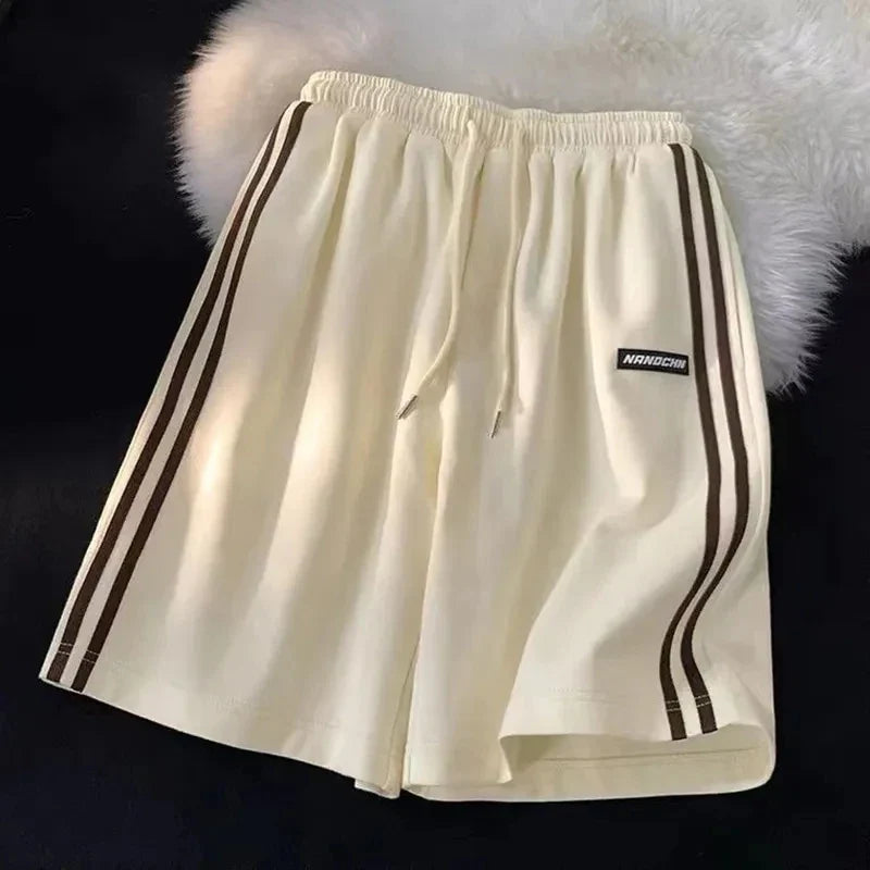 Striped Wide Leg Shorts