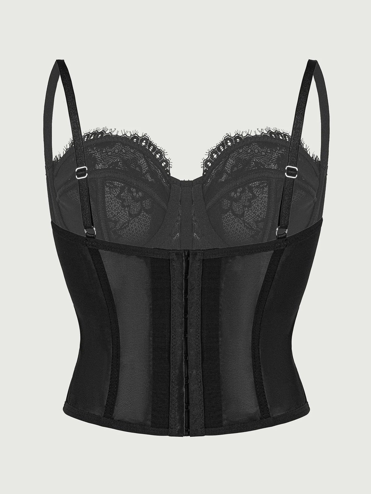 Sexy Lace Fishbone Corset Waist Cincher Casaul Style Tight Camisole Vest Outerwear For Women Backless Sleeveless Charming NPNV