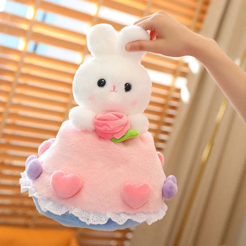 Conejo de peluche de ramo