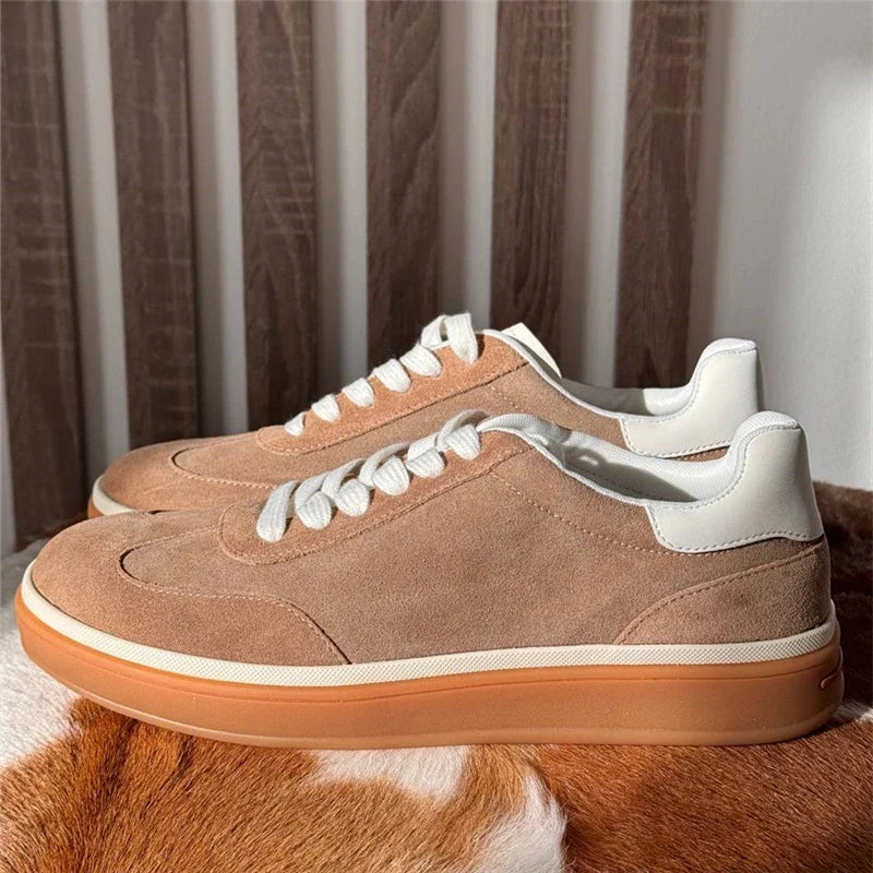 MORAZORA 2026 New Genuine Leather Shoes Women Sneakers Lace Up Spring Summer Fashion Platform Flats Ladies Casual Shoes