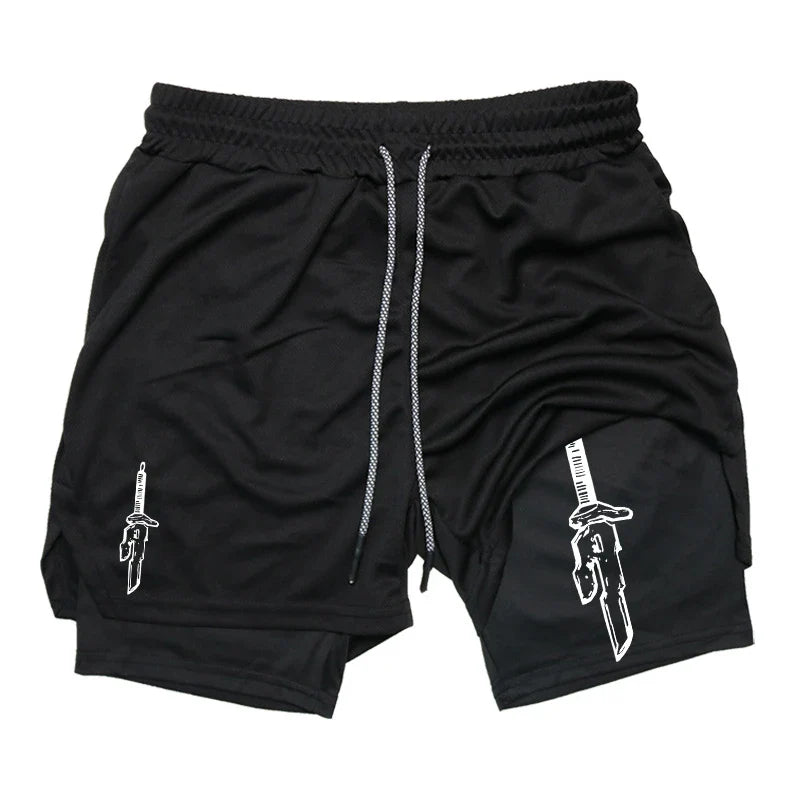 Pantalones cortos de alto rendimiento FlexiFit 2 en 1