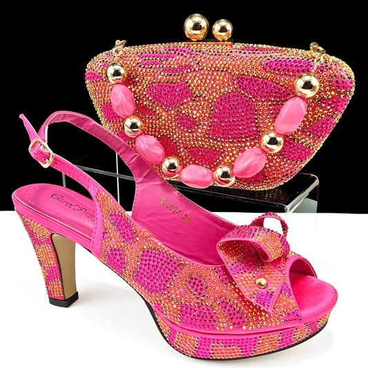 Conjuntos Italianos de Zapatos y Bolsos HAS1-10