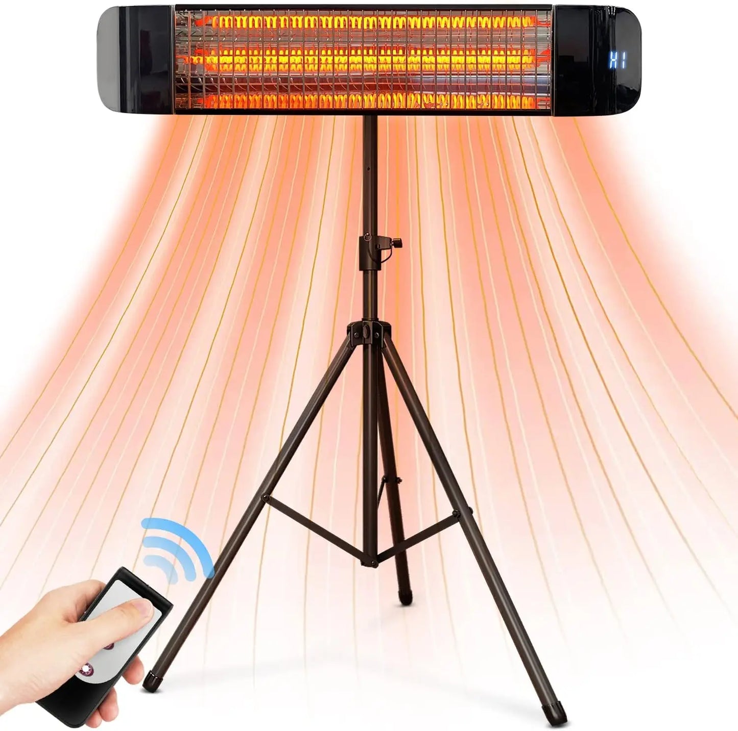 Electric Patio Heater 1500W Infrared Outdoor CSA Certified Mounts
