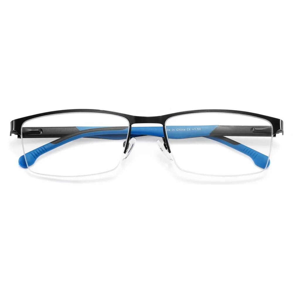2025 NEW Men Blue light blocking Reading Glasses for Women Metal Frame Readers Magnifier Presbyopia Lens Eyewear +0.75~3.0