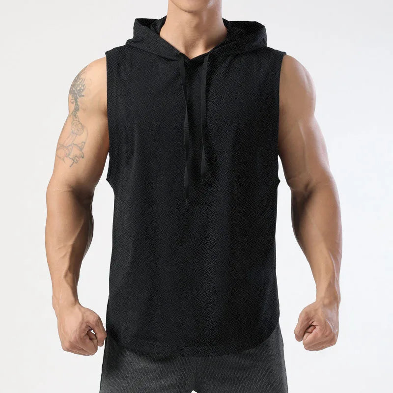 Sleevless Tees for Men Solid Colors