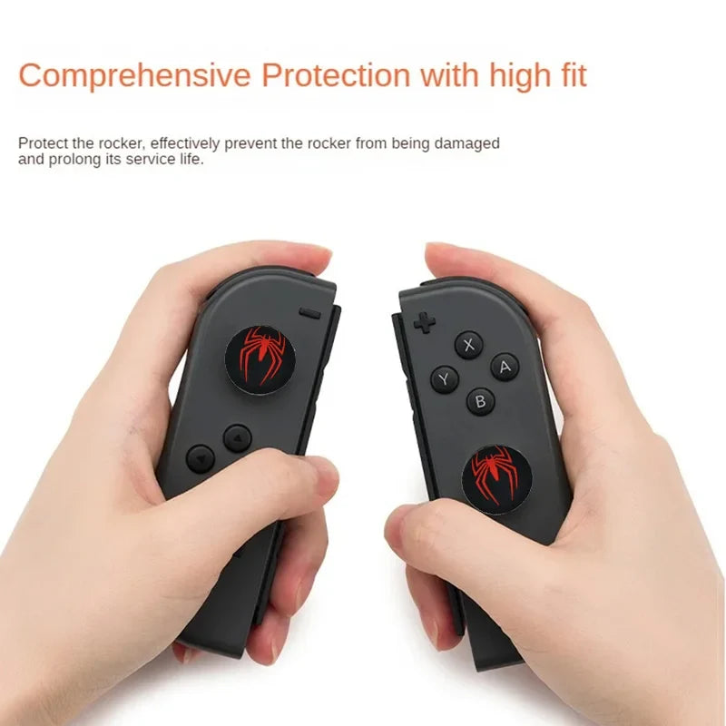 Thumb Grips Caps for Switch 2 Console Soft Silicone Analog Controller Protective Anti-Slip Thumbstick Grip Covers Joystick Cap