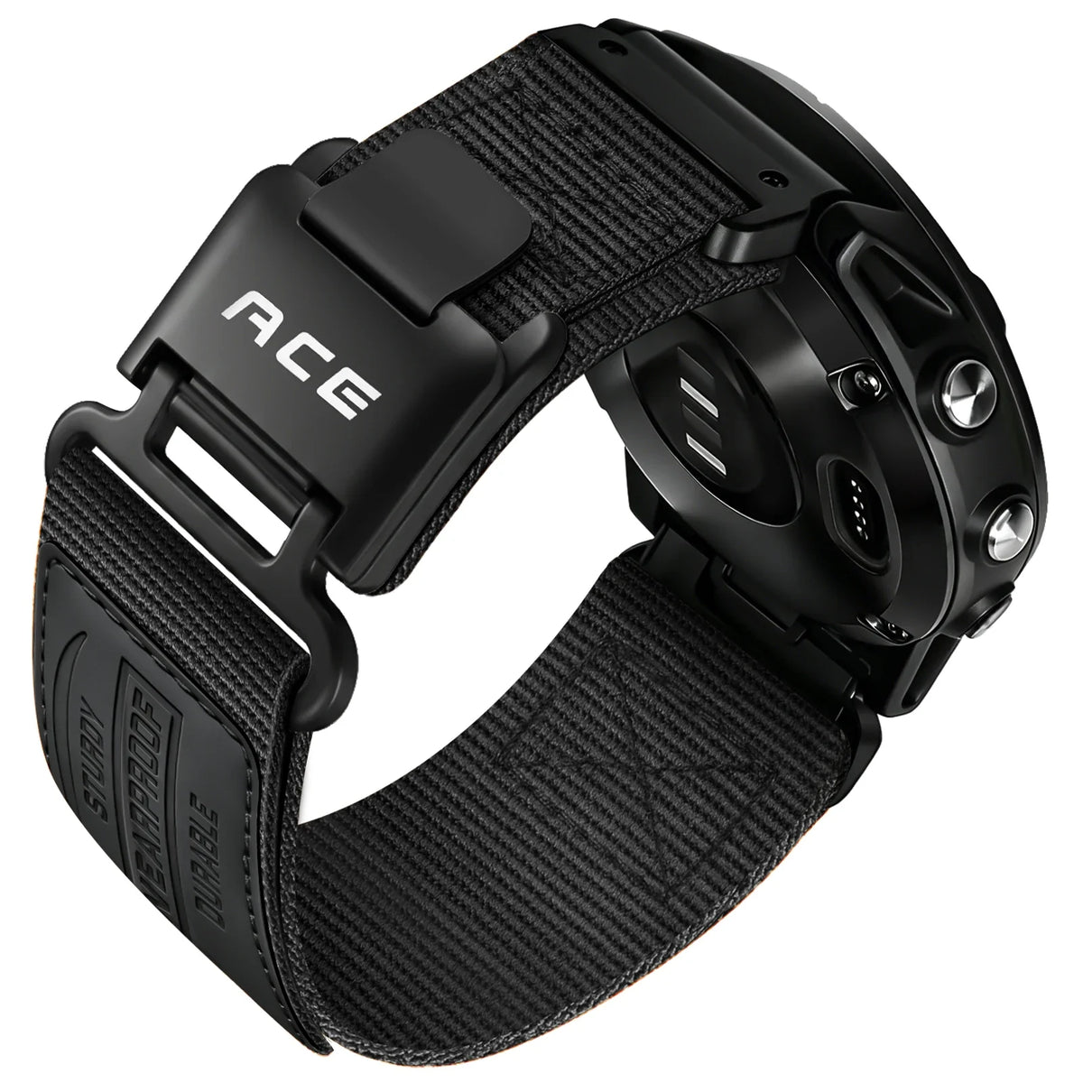 Garmin QuickFit 22/26mm Rugged Nylon Band with Magnetic Buckle