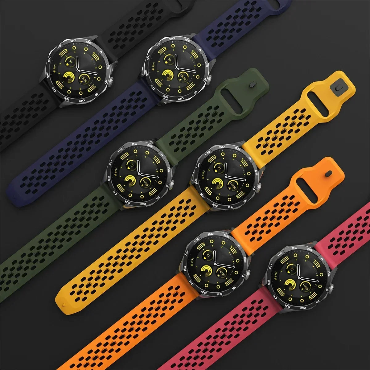 OnePlus Watch Breathable Perforated Silicone Sport Band