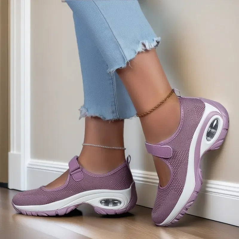 Women Casual Shoes Sandals Breathable Increase Platform Shoes Modern Non-slip Soft Light Plus Size 41 42 43 Convenient Outside