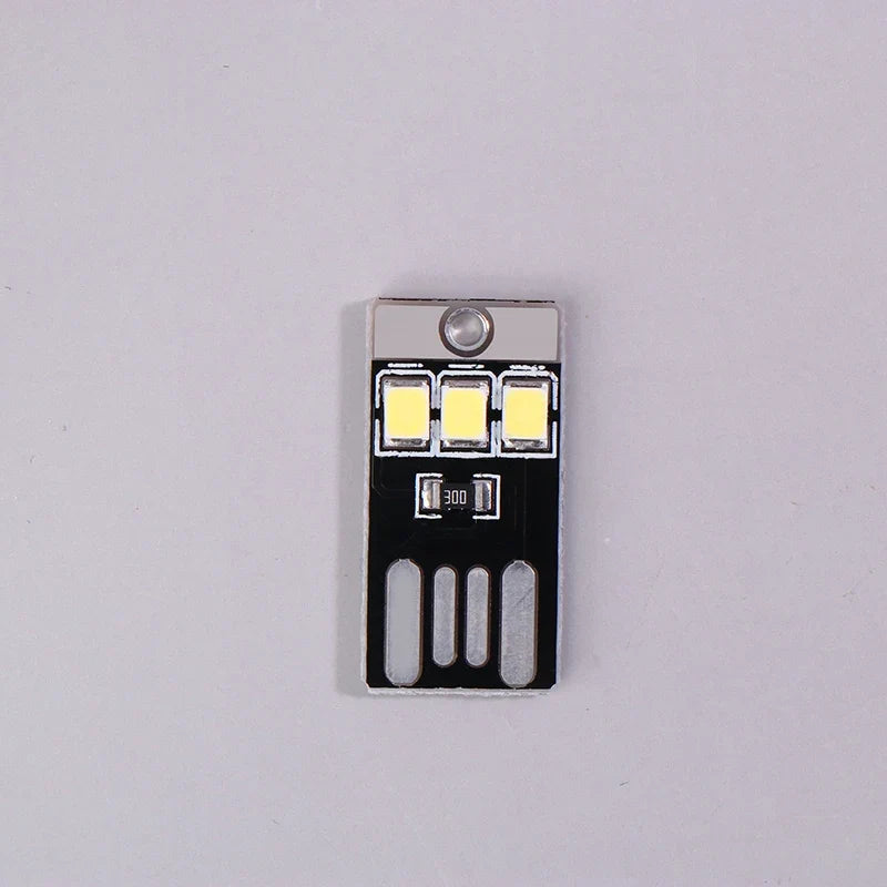 【Camping Night Hiking Tent Lamp Light Outdoor Portable Energy Saving Flashlight Mini USB LED Keychain Night】