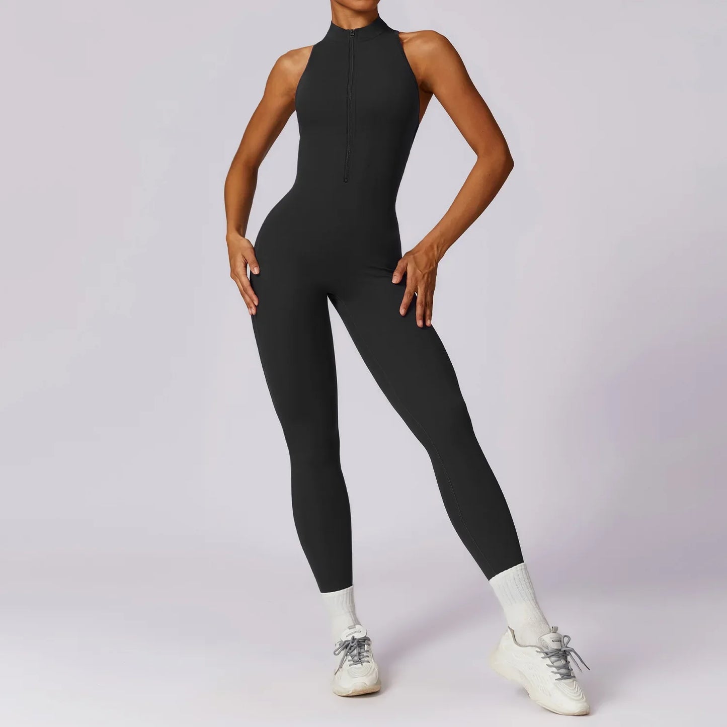 Mono de yoga ZipFit: Conjunto de ropa deportiva para mujer