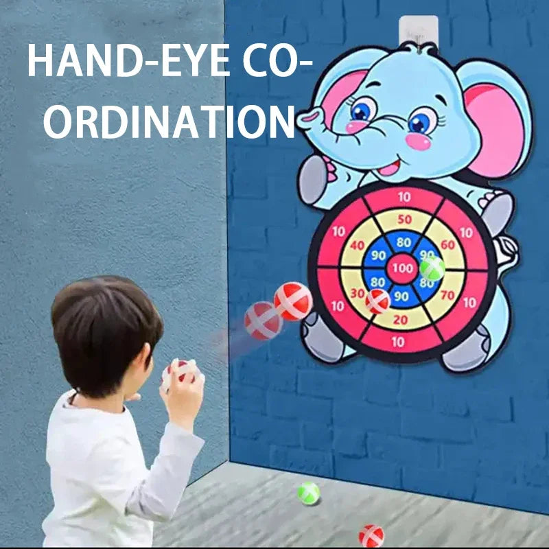 Kids Basketball Hoop Kit Cartoon Creative Animals Basketball Stand Outdoor Indoor Game Sport Play Toys Children Kids Basketball