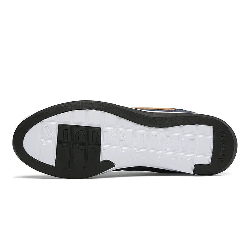 Men Shoes Leather Casual Sports Shoes Outdoor Comfortable Breathable Men Casual Sports Shoes Vulcanized Men Shoes Walking Shoes