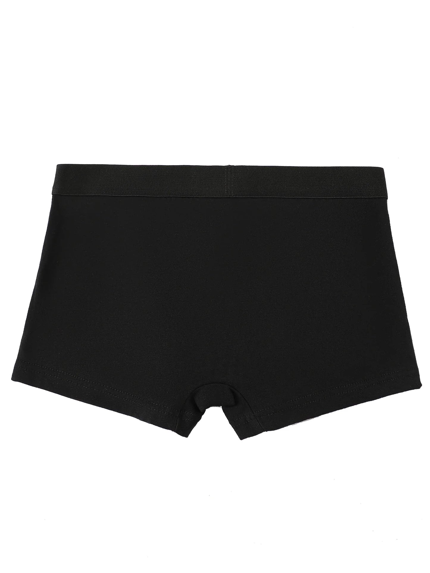 7 pieces mixed boys' underwear 8-14 years old solid color breathable soft stretch 95% cotton boy's boxer briefs