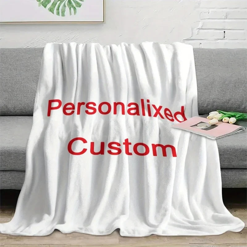 1 Piece of Customized Personalized Blanket Upload Pictures DIY Flannel