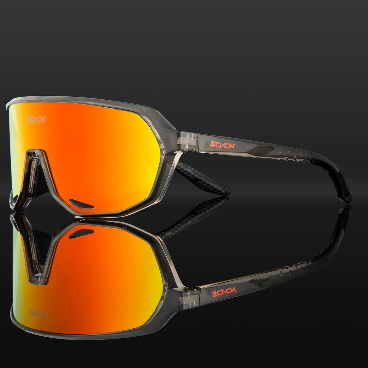 Scvcn Cycling Glasses Photochromic Mens Bike Sunglasses for Mountain Bicycle Eyewear Cycle Goggles Sports UV400 Polarized MTB