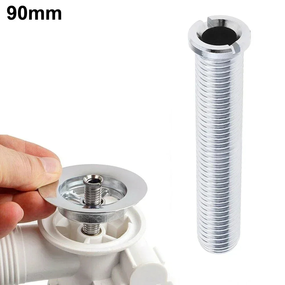 90mm Kitchen Bathroom Sink Accessories Strainer Waste Threaded Bolt Connector Kitchen Sink Bolt Kitchen Drain Pipe