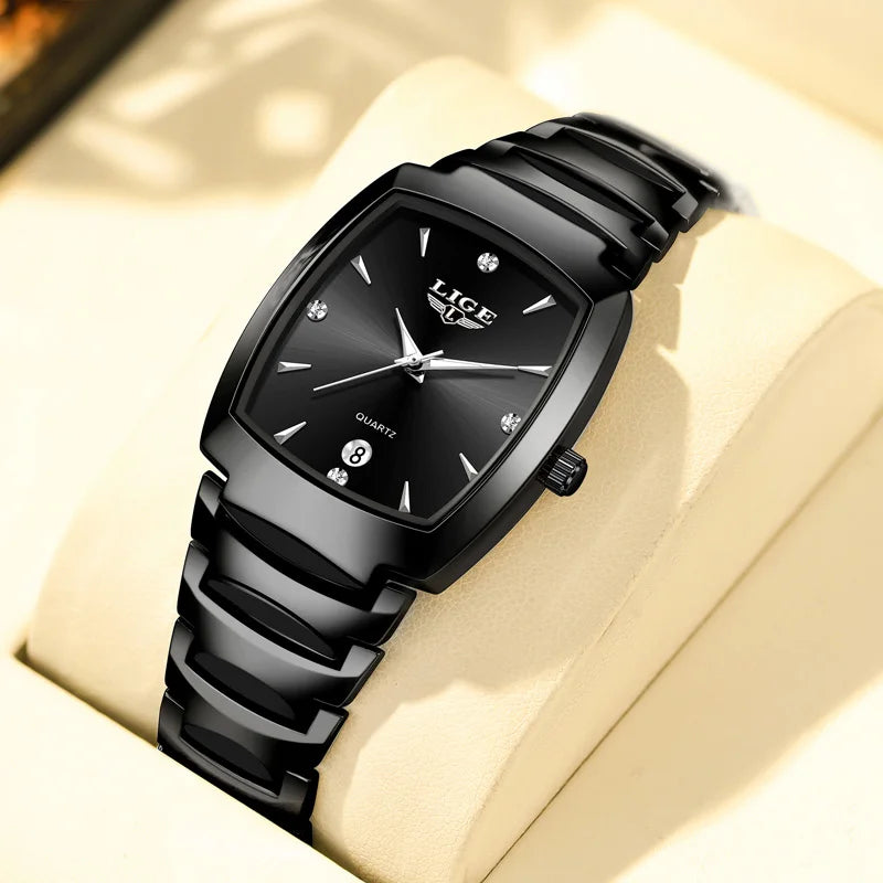 Women's Tonneau Date Quartz Bracelet Watch