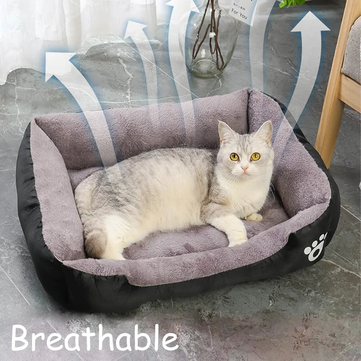 Color Square Winter Warm Pet Bed – Dog & Cat House