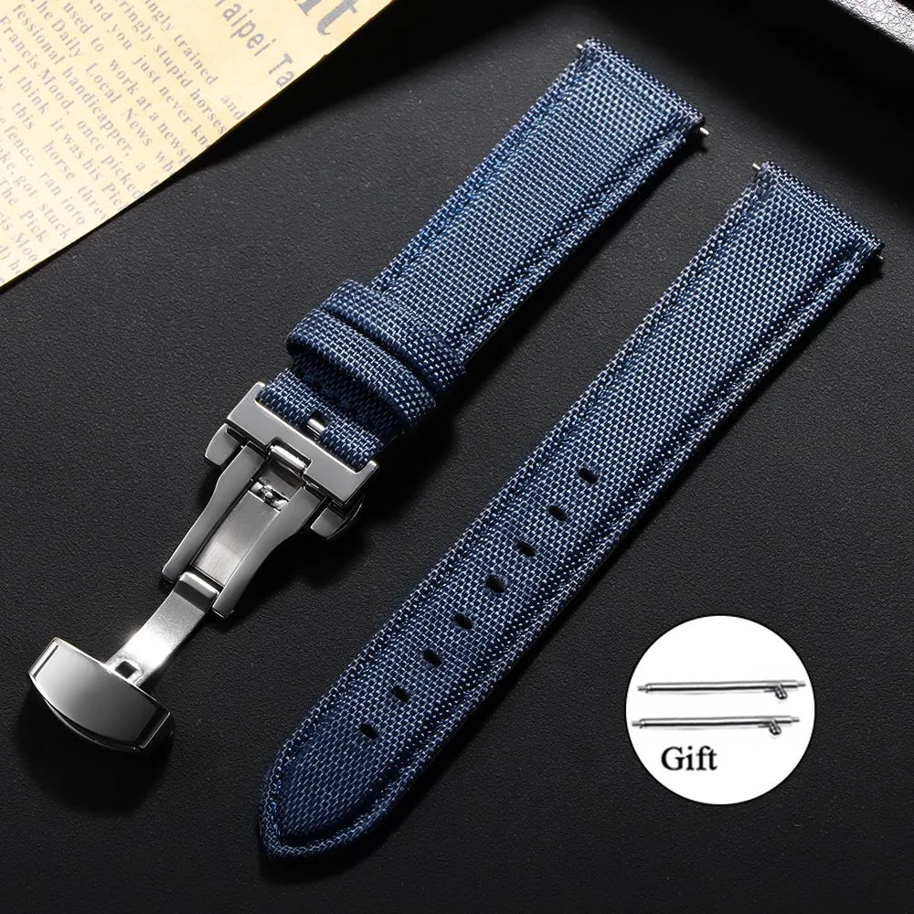 COROS PACE & APEX Sailcloth Nylon Band with Butterfly Clasp