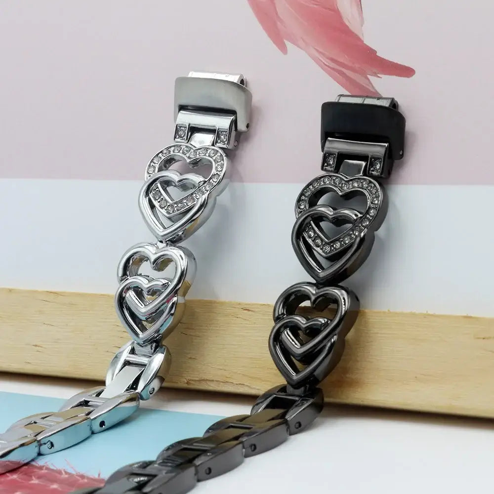 Fitbit Inspire 3 Heart Link Stainless Steel Bracelet Band