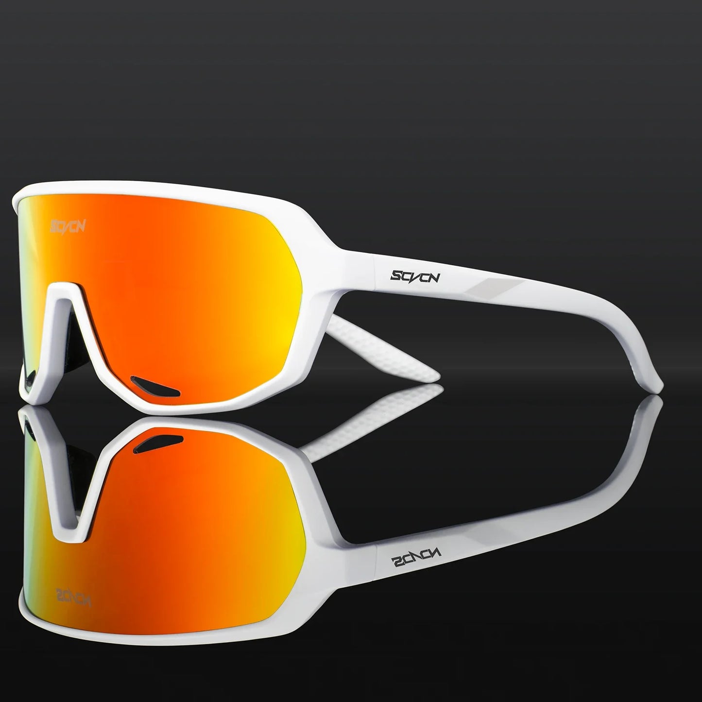 Scvcn - Photochromic Cycling Glasses for Men Bicycle Eyewear Mountain Bike Cycling Goggles UV400 MTB Road Sunglasses Women