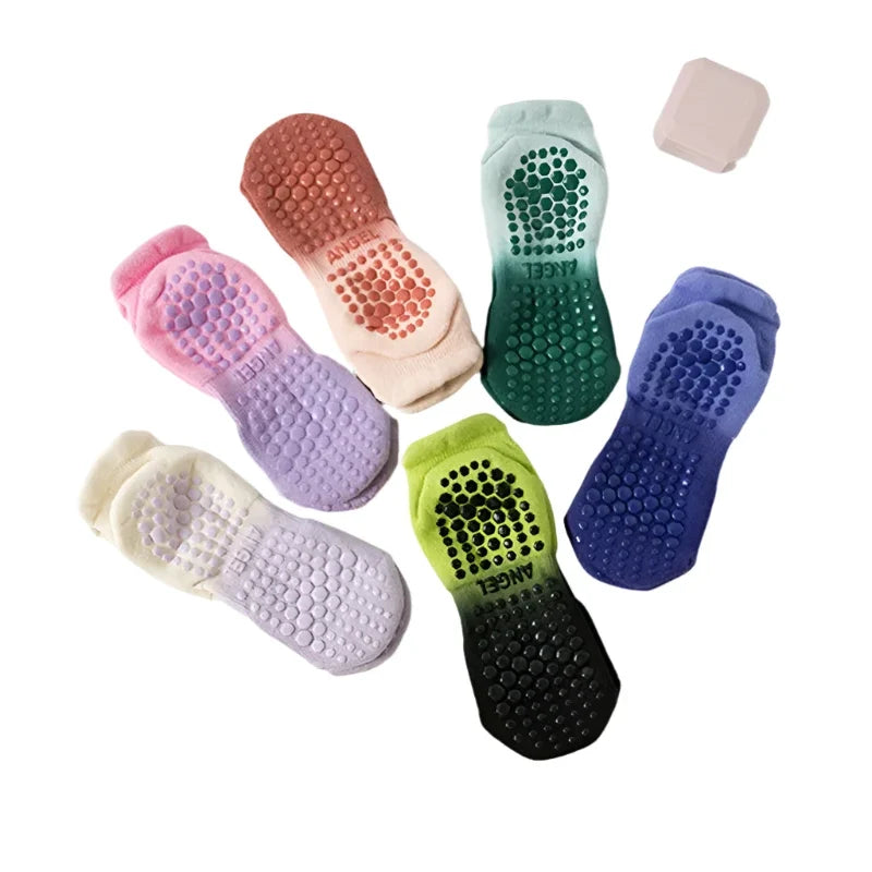 Non Slip Yoga Socks with Towel Grip