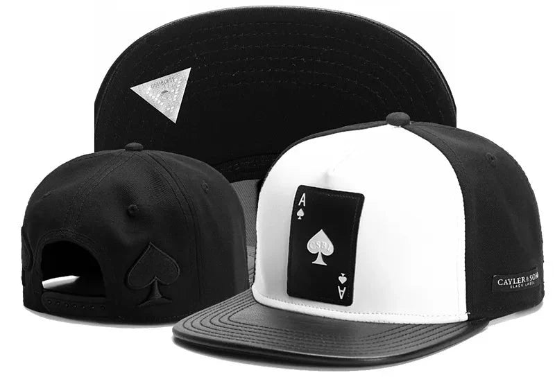 Gorra Ajustable de Béisbol con Visera Plana – Diseño Mano Calavera