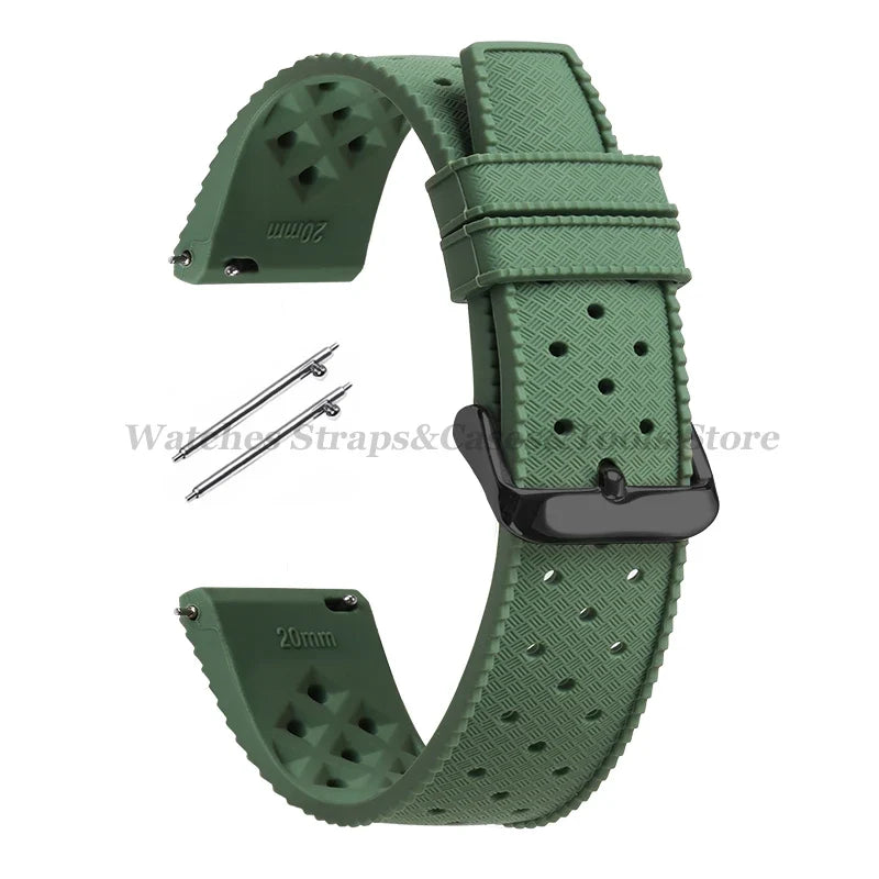 Samsung Galaxy Watch 7, 6, 5, 4 & FE Tropic-Style Silicone Band