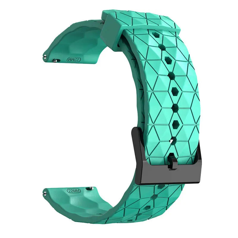 Polar Vantage, Grit X & Ignite Geometric Silicone Band, Black Buckle