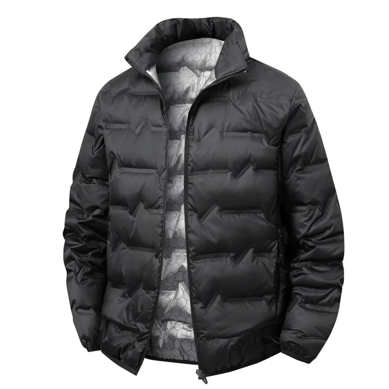 Men Winter New White Duck Down Jacket Warm Thick Stand Collar Windproof Puffer Jacket High Quality Waterproof Jacket Male 8XL