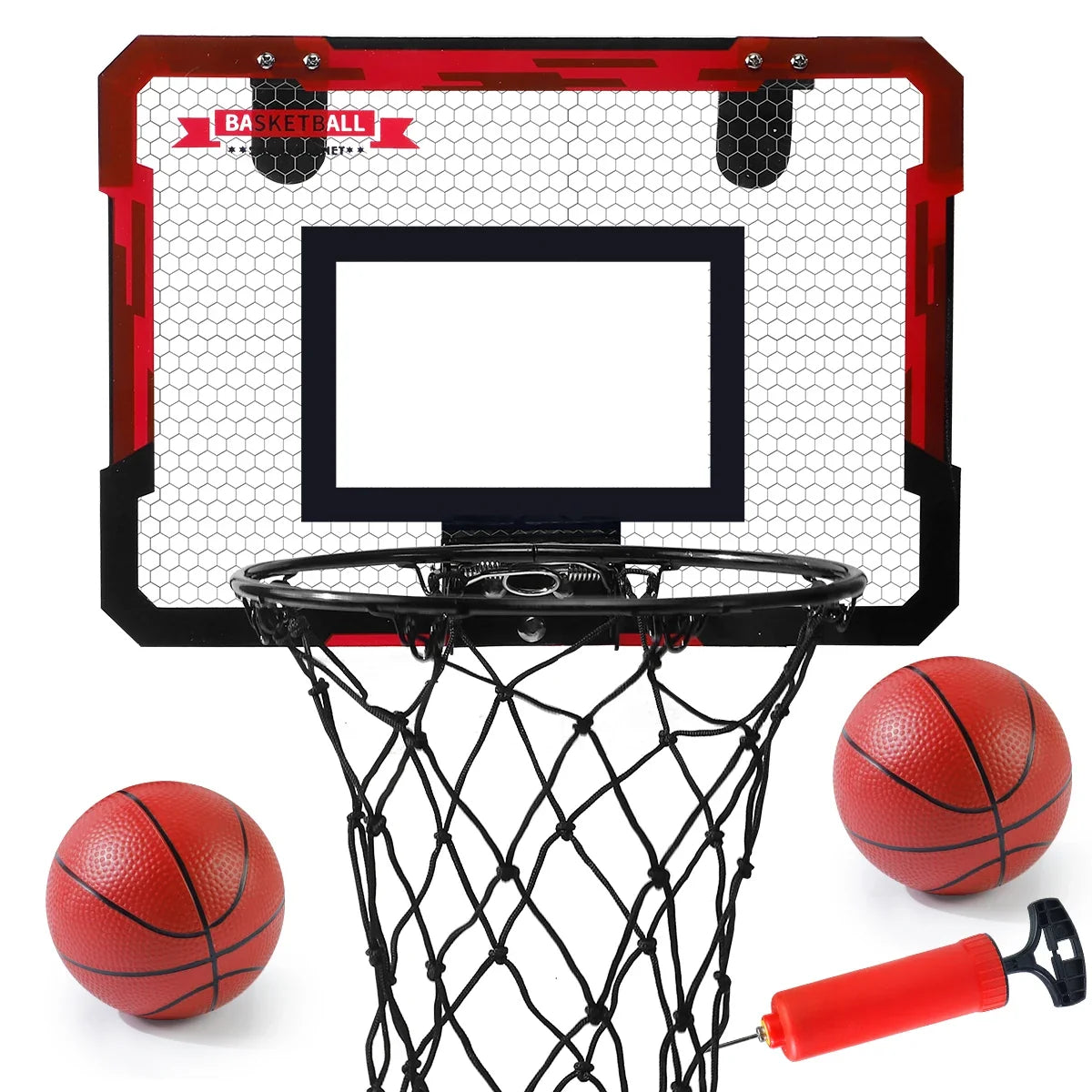 Indoor Kids Basketball Hoop, Dunkable Mini Basketball Hoop Over-the-Door, Teen Gift Toy, Halloween/Christmas/Thanksgiving gifts