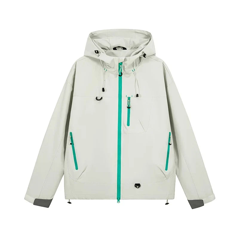 Autumn Sports Jacket Waterproof Windproof Jacket Men Women Outdoor Sports Hiking Running Mountaineering Hooded Casual Sport Coat
