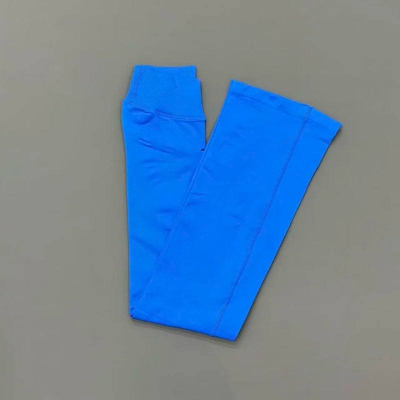 HISTELLO Seamless Flare Yoga Leggings