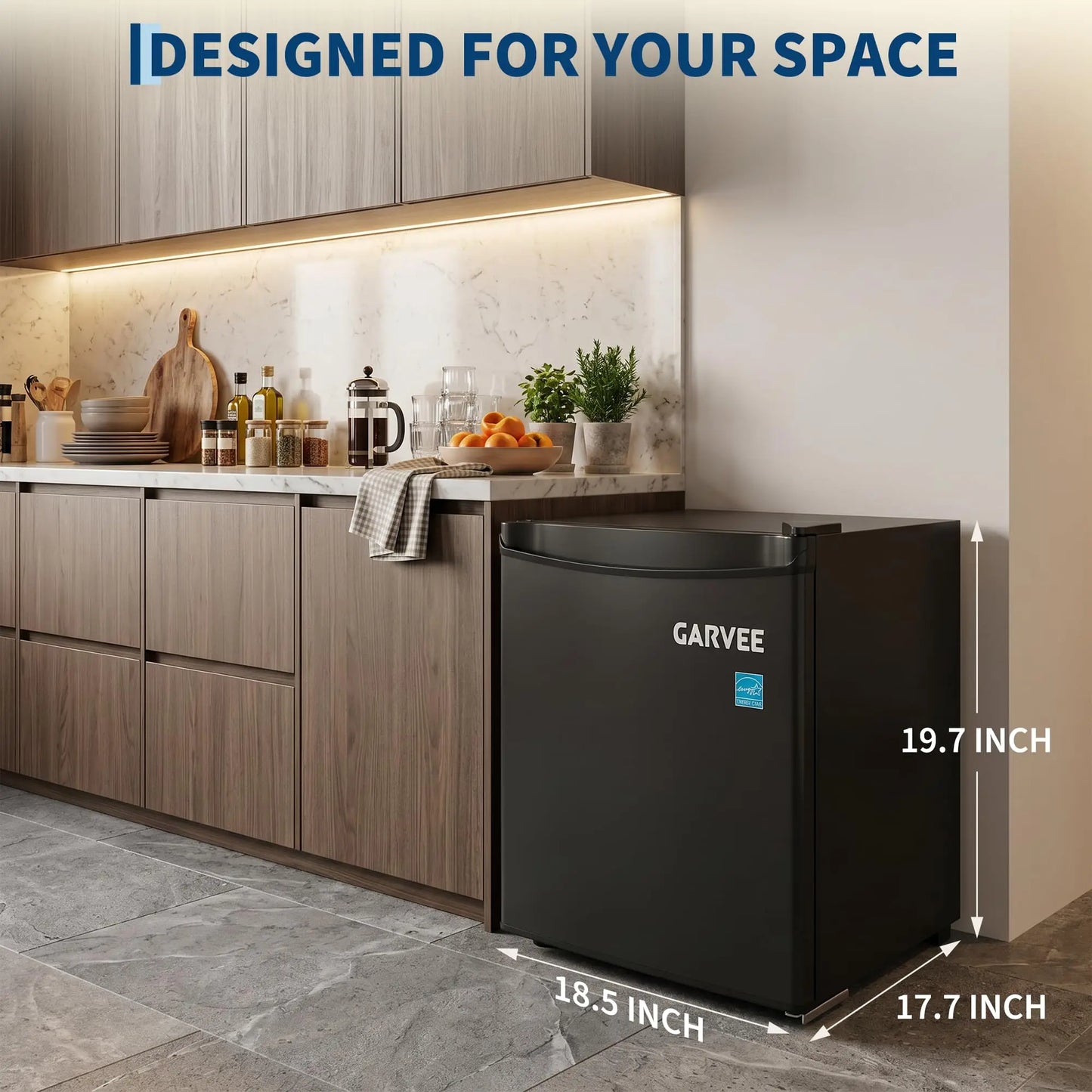 1.6 Cu.ft Compact Mini Fridge, Single Door Small Refrigerator, Steel