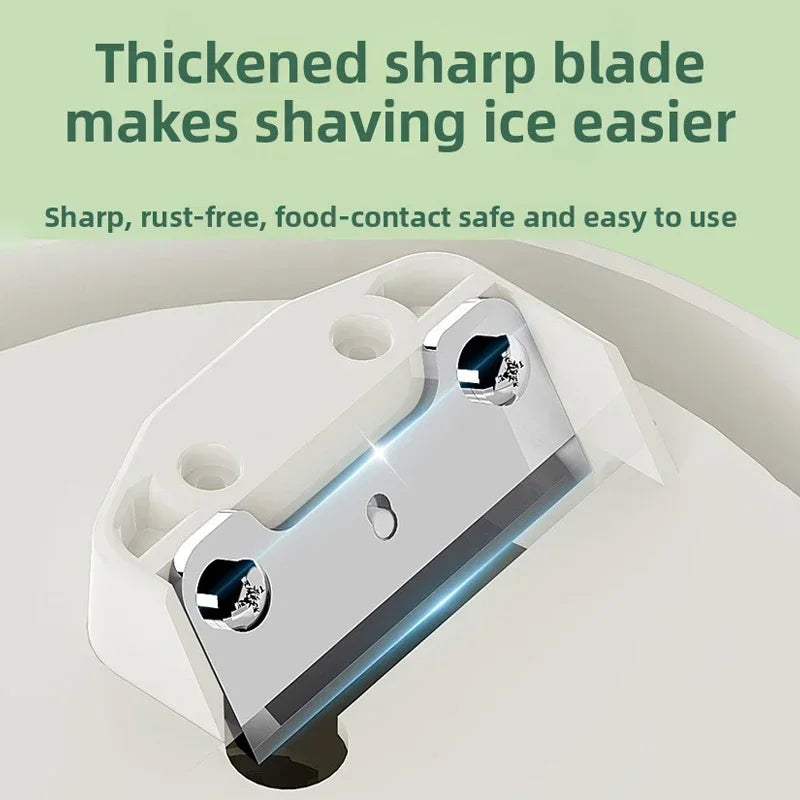 220V Automatic Ice shavers Small household electric ice Shaved Machine two speed Adjustable ice shaving machine 110V ice Crusher