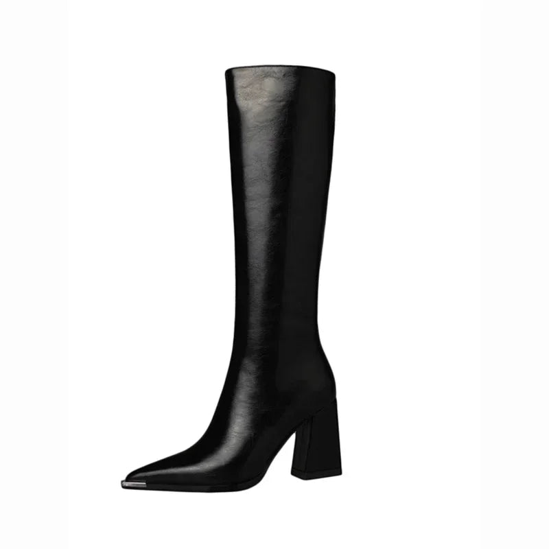 Make a Statement: Pointed Toe High Heel Boots