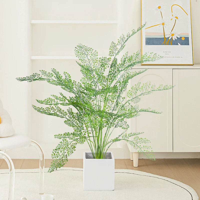 Dlight Decor 88cm Tropical Palm Fern Branch with Real Touch Leaves