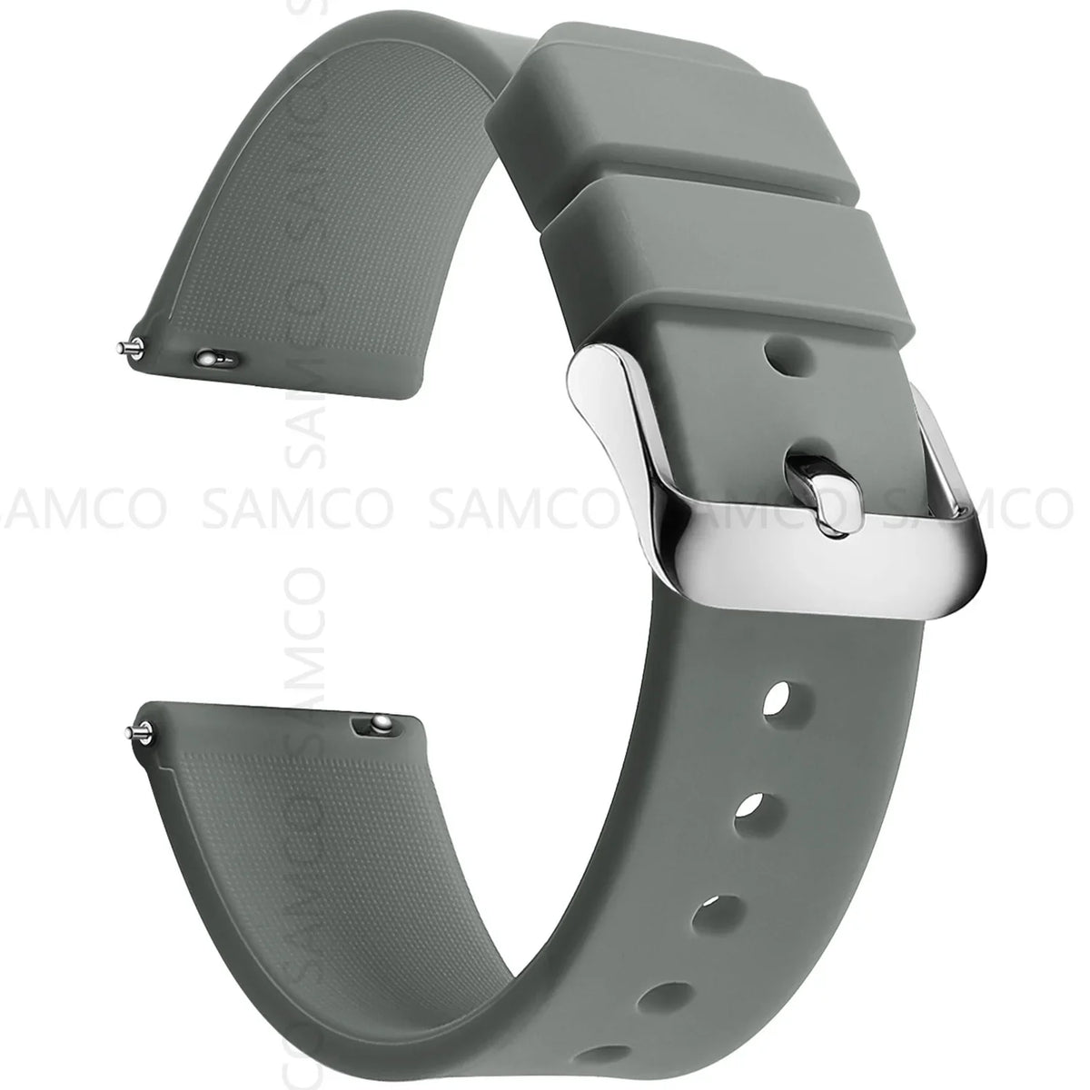 Samsung Galaxy Watch 7, 6, 5, 4 & FE Curved-End Silicone Band