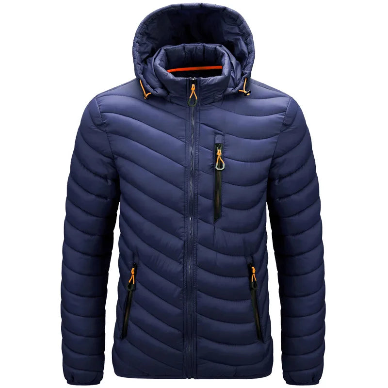 Warm Winter Jacket Men Windbreaker 2026 New Spring Hooded Soft Parkas Men's Fashion Casual High Quality Puffer Jacket Coat Male