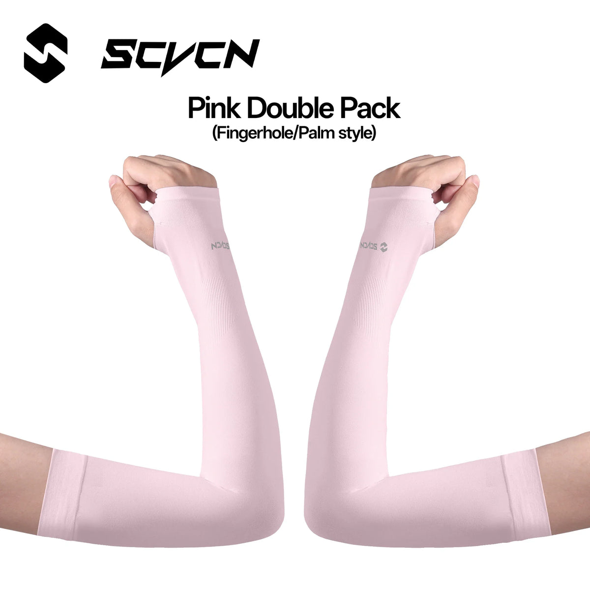 SCVCN 1Pair Breathable Hand Cover Cooling 1Pair Arm Sleeves UPF50+ Sun Protection Outdoor Cycling Sun BikingIce Fabric Sleeve