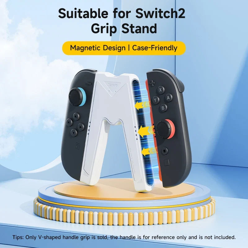 Suitable for Switch2 handle grip, Joy-con2 charging station, game console connection accessories, to enhance the grip experience