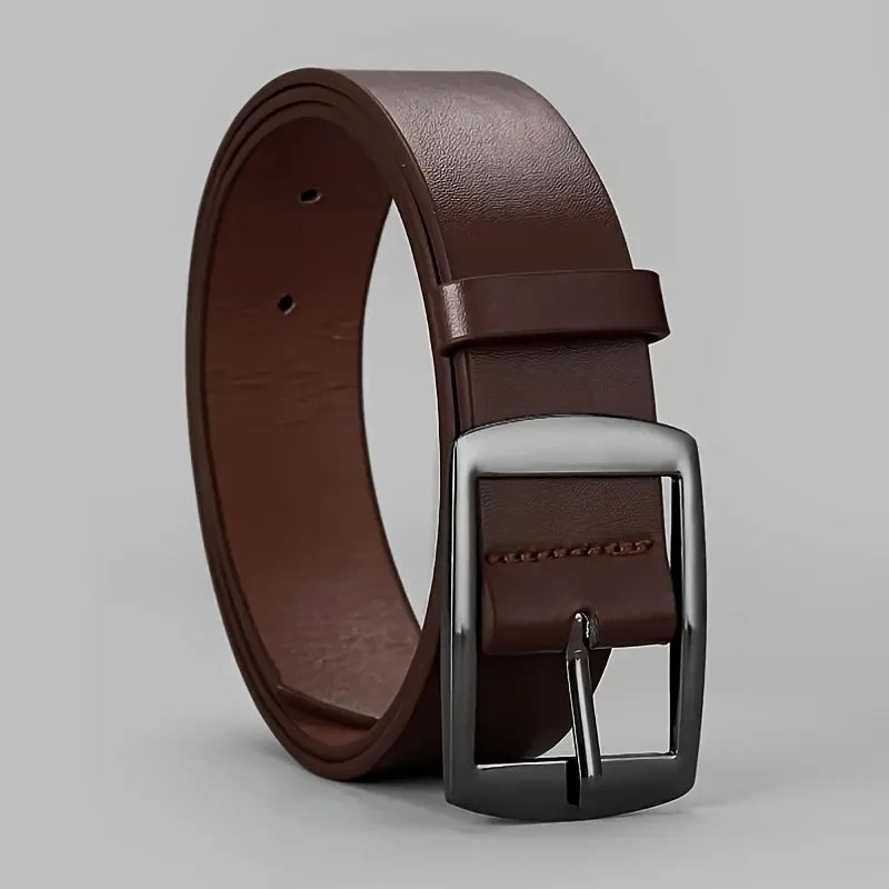 Fashion Luxury Belt for Men PU Leather Belt Metal Pin Buckle High Quality Brand Designer Waist Strap Belt For Jeans Women's Belt