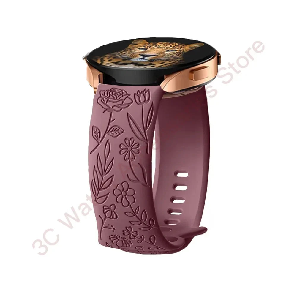 COROS PACE & APEX Rose Engraved Silicone Band