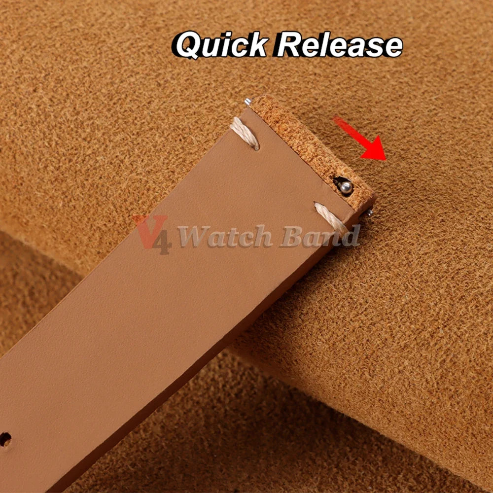 Huawei Watch & Watch GT Vintage Suede Band with Butterfly Clasp