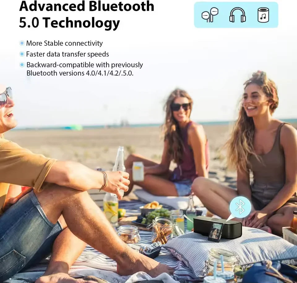 Portable WiFi MP4 Player Bluetooth HiFi Sound With Speaker Music MP3 Player Full Touch Screen Recorder Support Max 128G