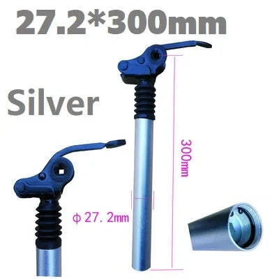 Electric Folding Bike E-Bike Shock Seatpost 25.4mm 27.2mm 28.6mm 31.8mm 33.9mm Bicycle Folding Flipped Shock Absorber Seat Post