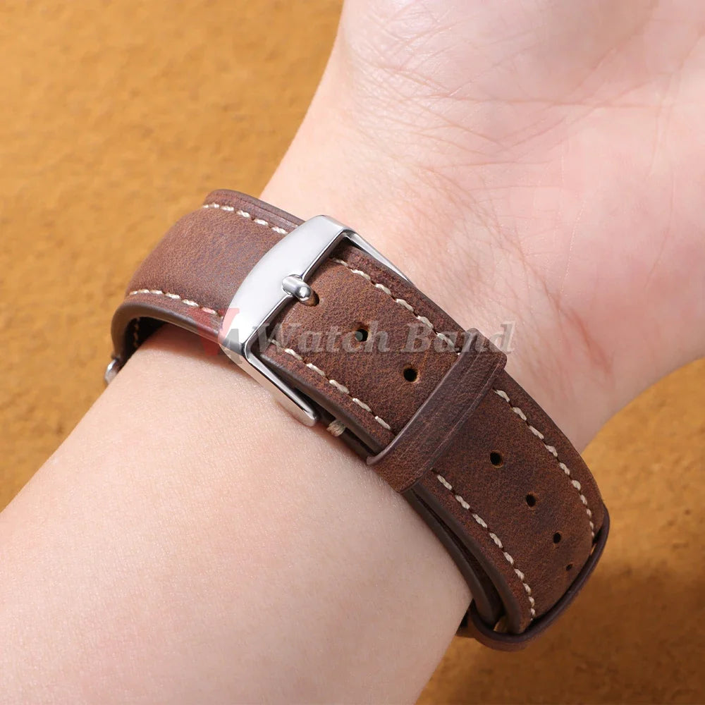 OnePlus Watch Vintage Stitched Leather Band